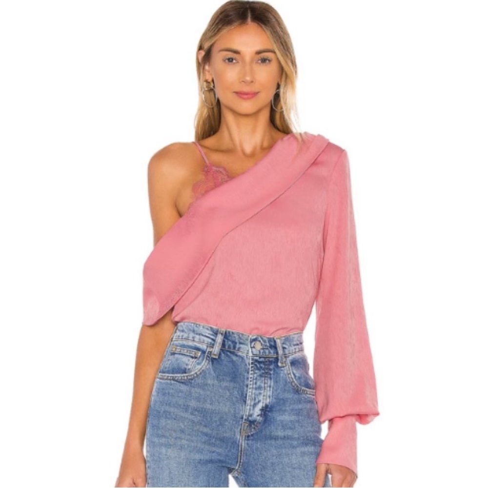REVOLVE NBD Bekah Blouse Pink - Easter Top!